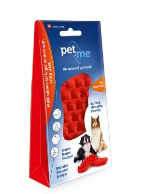 Pet + Me Red Brush - Firm