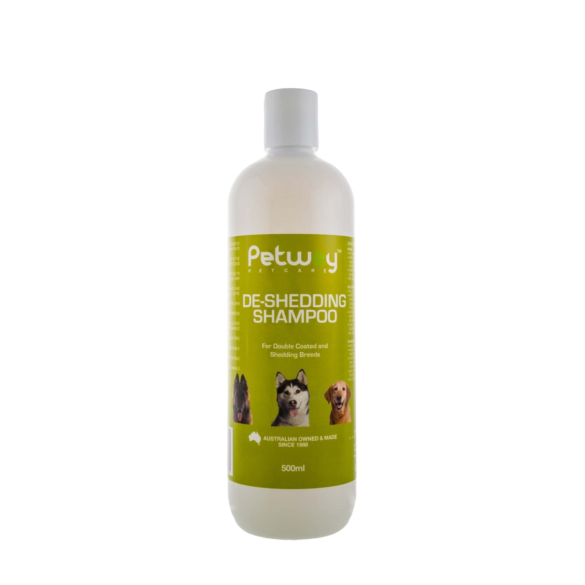Deshedding Dog Shampoo Multiple Sizes Petway Petcare