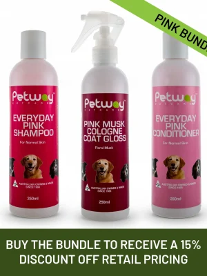 Petway Pink Grooming Bundle (250ml Each)