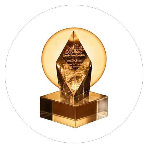 Just For Pets Supplier of the Year Small Business award