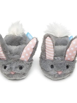 BARK Itty and Bitty the Bunny Slippers Squeaky Dog Toy